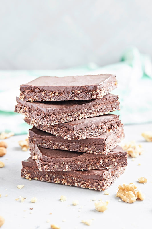 Chocolate Walnut Raw Brownie - PCOS-friendly Recipe