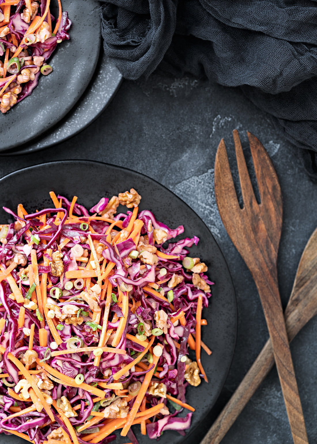 PCOS-Friendly Red Cabbage Coleslaw